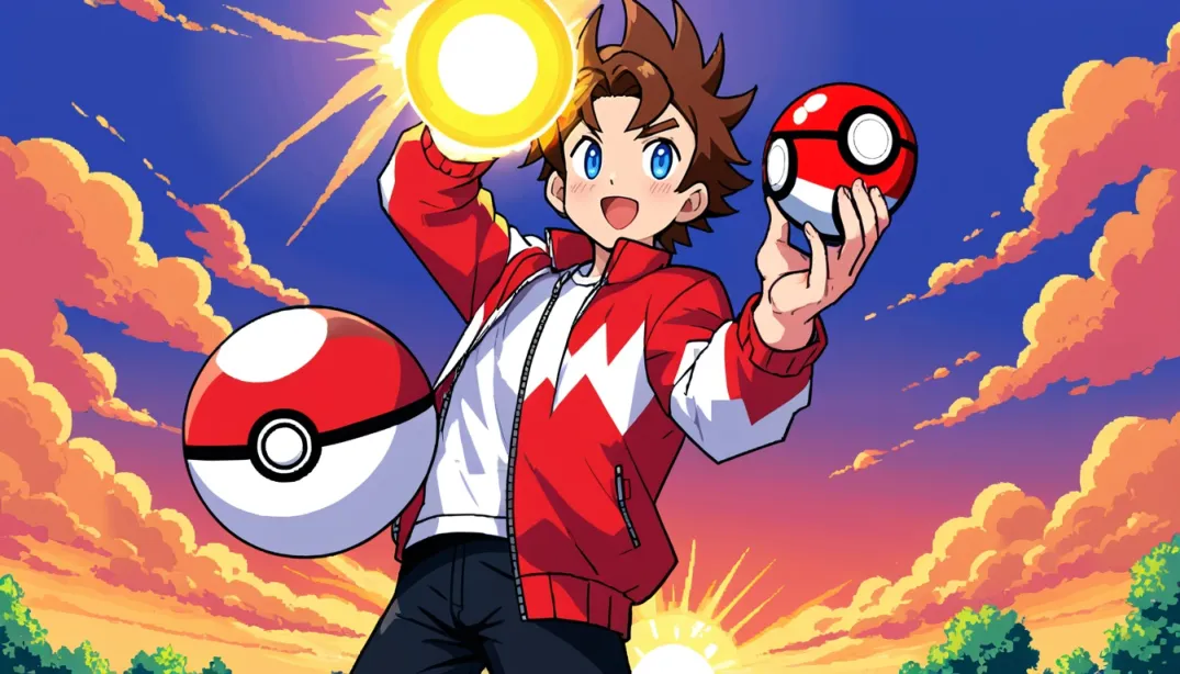 Pokémon , Ethan , a trainer in the Johto Region