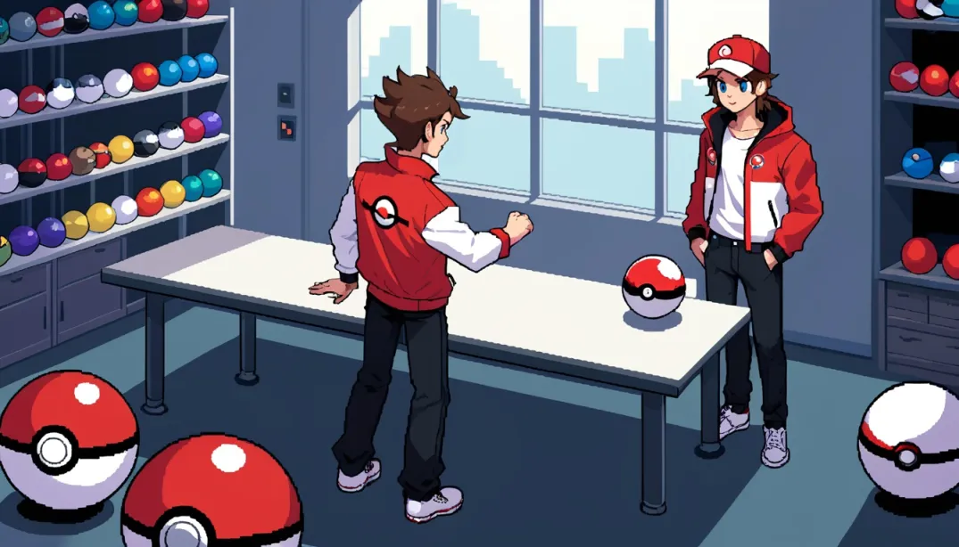 Pokémon , Ethan , a trainer in the Johto Region