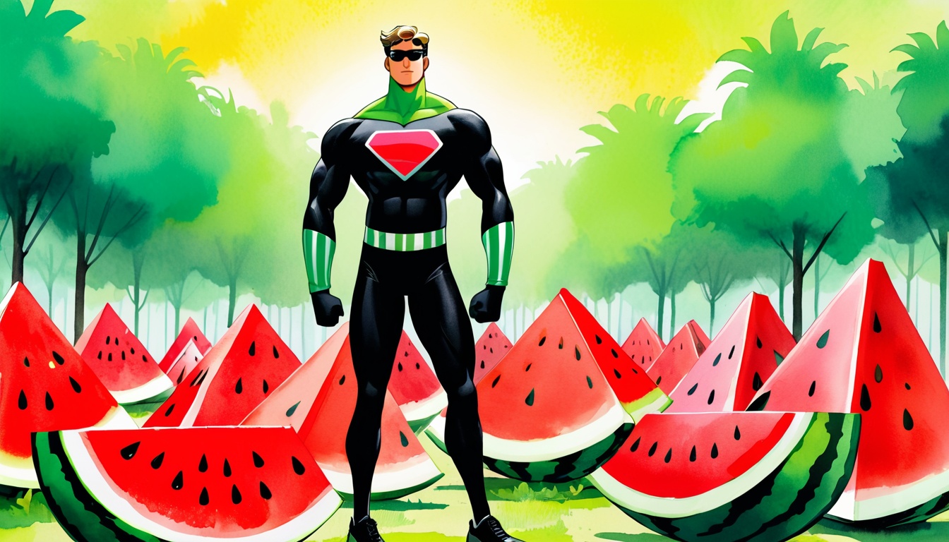 Watermelon Man vs Pumpkin Man